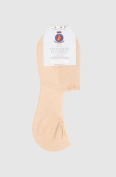 Бежевые носки-следы