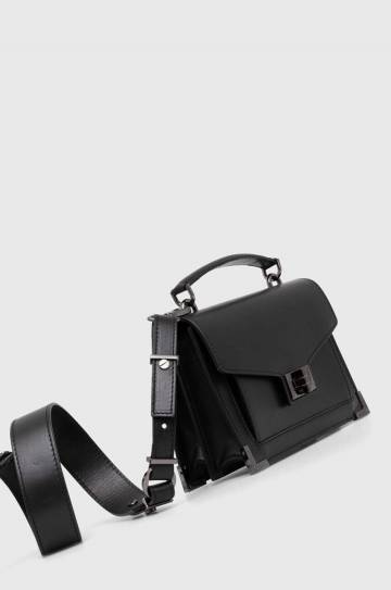 Кожаная сумочка The Kooples цвет чёрный Кожаная сумочка The Kooples цвет чёрный