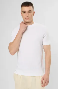 Мужская белая футболка Белый M BOSS 50559677;100