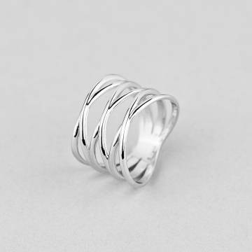 Серебряное кольцо Minimal 10384-17 17 Серебряное кольцо Minimal 10384-17 17