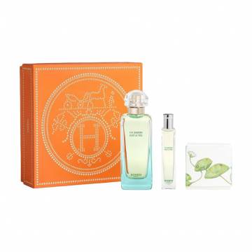 Парфюмированный набор унисекс Hermes Un Jardin Sur Le Nil (туалетная вода, 100 мл + туалетная вода, 15 мл + мыло, 50 г) Парфюмированный набор унисекс Hermes Un Jardin Sur Le Nil (туалетная вода, 100 мл + туалетная вода, 15 мл + мыло, 50 г)