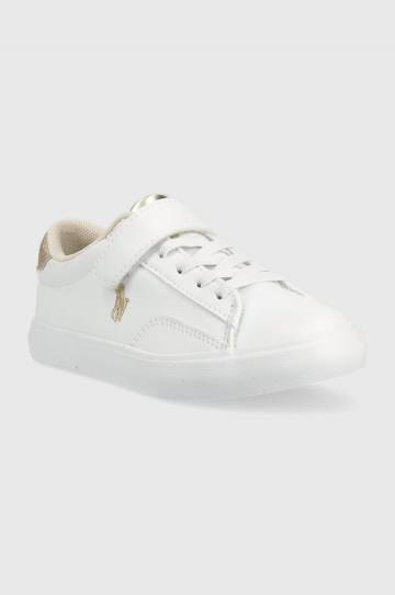 Детские кроссовки Polo Ralph Lauren цвет белый Детские кроссовки Polo Ralph Lauren цвет белый