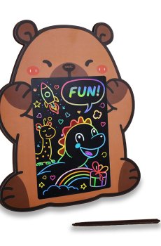 Детская доска для рисования с 3D-эффектом Застенчивая капибара (W8140)