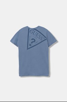 Детская хлопковая футболка Guess