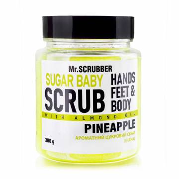 Сахарный скраб для тела Mr. Scrubber Sugar baby Pineapple, 300 г Сахарный скраб для тела Mr. Scrubber Sugar baby Pineapple, 300 г