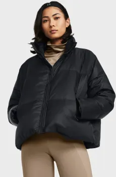 Женский черный пуховик UA CGI DOWN PUFFER JKT Черный L Under Armour 1378858-001