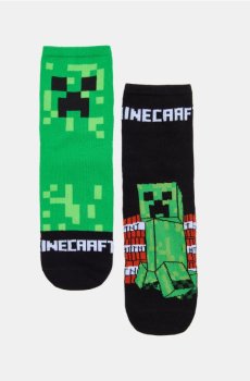 Шкарпетки з бавовною 2 pack Minecraft - різнобарвний
