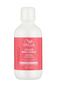 Шампунь Wella Professionals Invigo Color Brilliance Shampoo для окрашенных нормальных и тонких волос, с лаймовой икрой, 100 мл