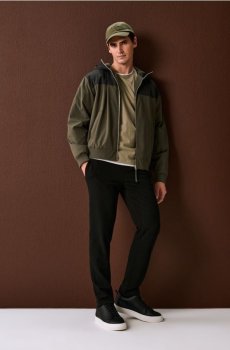 Джогери з трикотажу ottoman - чорний