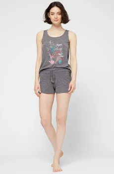 Женские серые шорты KLAIR Серый XS Etam 6509168