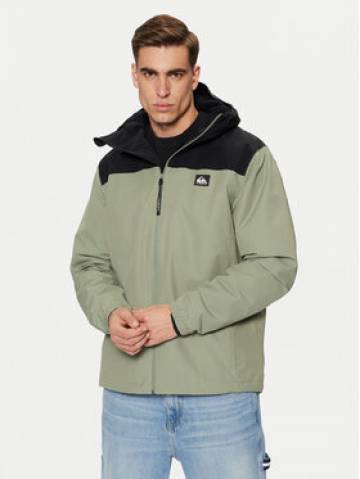 Quiksilver Демісезонна куртка Overcast 3K EQYJK04063 Зелений Regular Fit Quiksilver Демісезонна куртка Overcast 3K EQYJK04063 Зелений Regular Fit