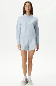 Женские голубые шорты Голубой 34 Lacoste GF0414J2G