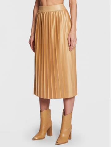 Peserico Easy Спідниця в складку M05489P1 Бежевий Regular Fit Peserico Easy Спідниця в складку M05489P1 Бежевий Regular Fit