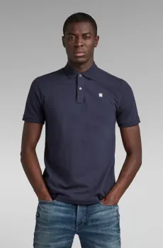 Мужское синее поло Dunda Синий S G-Star RAW D11595,5864