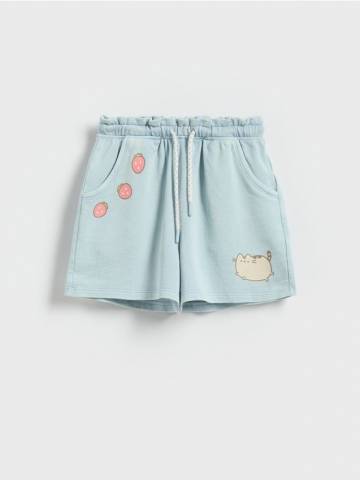 Reserved - GIRLS` SHORTS - блідо-блакитний - 578EI-05X Reserved - GIRLS` SHORTS - блідо-блакитний - 578EI-05X