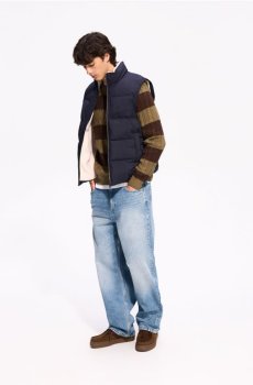 Reserved - Мішкуваті завужені джинси - indigo jeans - 007KI-57J