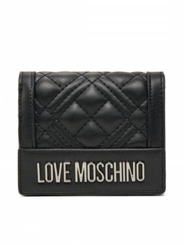 LOVE MOSCHINO Мале жіноче портмоне JC5601PP1MLA000B Чорний LOVE MOSCHINO Мале жіноче портмоне JC5601PP1MLA000B Чорний