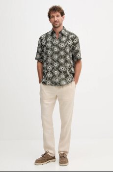 Льняная рубашка Frescobol Carioca