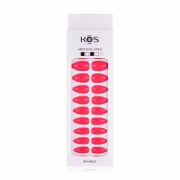 Набор искусственных ногтей K.O.S Keep Of Style миндаль, барби розовый Набор искусственных ногтей K.O.S Keep Of Style миндаль, барби розовый