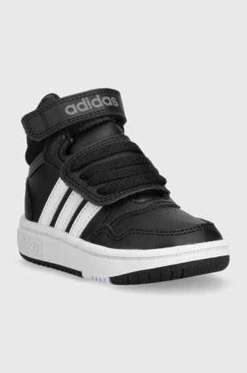 Детские кроссовки adidas Originals HOOPS MID 3. AC I цвет чёрный Детские кроссовки adidas Originals HOOPS MID 3. AC I цвет чёрный