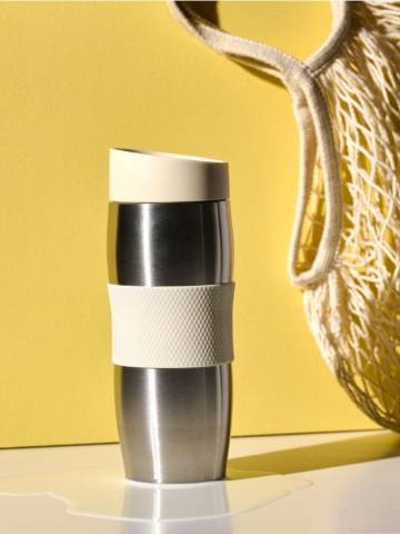 Термочашка - бежевий