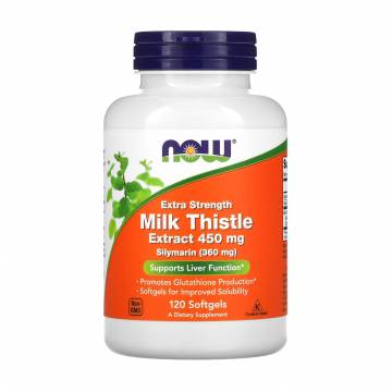 Экстракт силимарина NOW foods Extra Strength Silymarin Milk Thistle Extract 450 мг, 120 гелевых капсул Экстракт силимарина NOW foods Extra Strength Silymarin Milk Thistle Extract 450 мг, 120 гелевых капсул