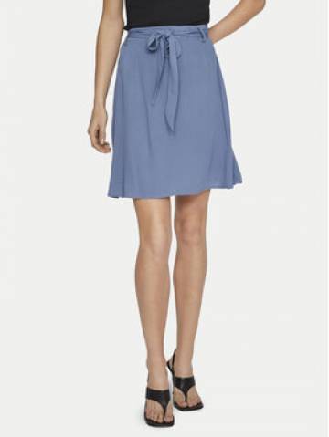 Vila Спідниця трапеція Moashly 14089471 Голубий Regular Fit Vila Спідниця трапеція Moashly 14089471 Голубий Regular Fit