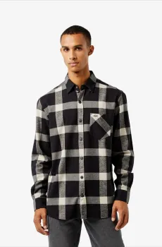 Мужская черная  рубашка Черный 43 Lacoste CH2533031