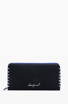 Desigual Women Textured Zip Around Wallet