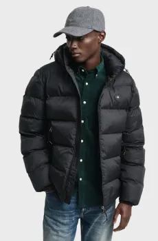 Мужская черная куртка ACTIVE CLOUD JACKET Черный M Gant 7006452