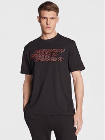 John Richmond Футболка UMP23018TS Чорний Regular Fit John Richmond Футболка UMP23018TS Чорний Regular Fit