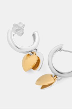 Позолоченные серебряные серьги Tous