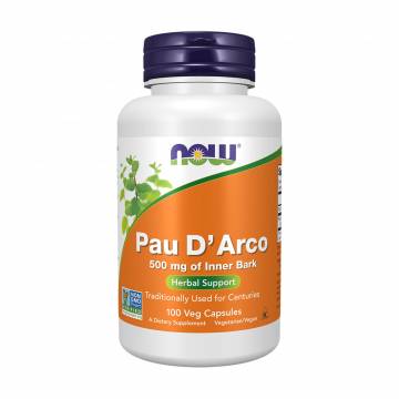 Кора муравьиного дерева NOW Foods Pau DArco, 100 капсул Кора муравьиного дерева NOW Foods Pau DArco, 100 капсул