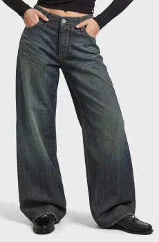 Женские темно-синие джинсы Roxx Wide Wmn Синий 29-32 G-Star RAW D28394,E363