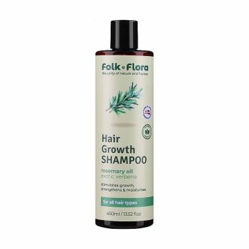 Шампунь для ускорения роста волос Folk & Flora Hair Growth Shampoo, 400 мл Шампунь для ускорения роста волос Folk & Flora Hair Growth Shampoo, 400 мл