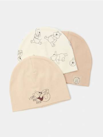 Шапки-біні, 3 шт. Winnie the Pooh - різнобарвний Шапки-біні, 3 шт. Winnie the Pooh - різнобарвний