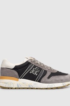 Комбинированные кроссовки LANDER с логотипом