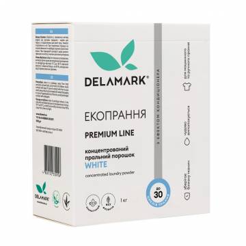 Стиральный порошок Delamark Royal Powder White с эффектом кондиционера, 30 стирок 1 кг Стиральный порошок Delamark Royal Powder White с эффектом кондиционера, 30 стирок 1 кг