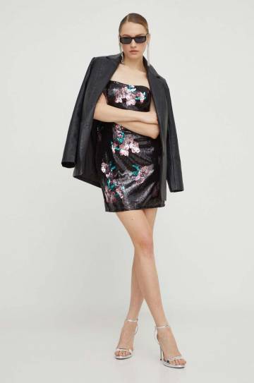 Платье Guess цвет чёрный mini облегающая Платье Guess цвет чёрный mini облегающая