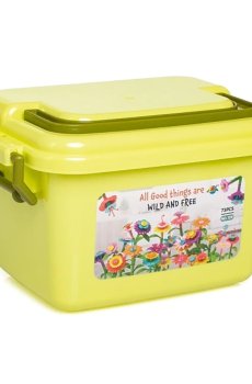 Конструктор YG Toys Цветочный сад, в контейнере, 135 деталей, от 3 лет, 28.5*20*18 см (160)