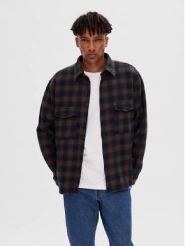 Selected Homme Сорочка 16090168 Коричневий Loose Fit Selected Homme Сорочка 16090168 Коричневий Loose Fit