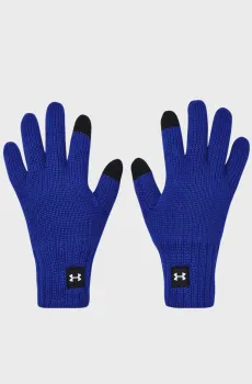 Мужские синие перчатки UA Halftime Wool Glove Синий S-M Under Armour 1378755-400