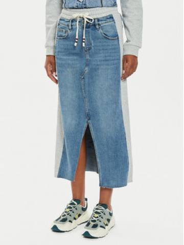 Desigual Джинсова спідниця Pekin 24WWFD06 Голубий Regular Fit Desigual Джинсова спідниця Pekin 24WWFD06 Голубий Regular Fit