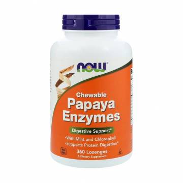 Пищеварительные ферменты папаи NOW foods Papaya Enzymes, 360 леденцов Пищеварительные ферменты папаи NOW foods Papaya Enzymes, 360 леденцов