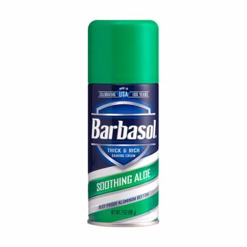 Мужская пена для бритья Barbasol Thick & Rich Shave Cream Soothing Aloe, 198 г Мужская пена для бритья Barbasol Thick & Rich Shave Cream Soothing Aloe, 198 г