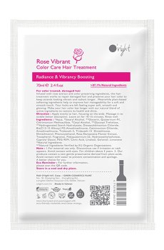 Уценка! Стимулирующая маска Oright Rose Vibrant Яркая роза, для окрашенных волос, 70 мл