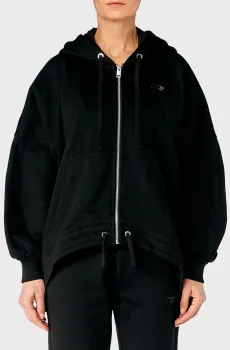 Женское черное худи F-BALI-OUTLET Черный M Diesel A15802 RIAJH