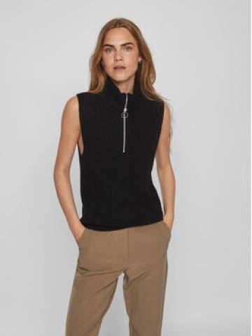 Vila Светр 14084214 Чорний Regular Fit Vila Светр 14084214 Чорний Regular Fit