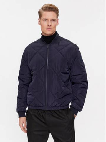 Calvin Klein Куртка бомбер Signature K10K111880 Cиній Regular Fit Calvin Klein Куртка бомбер Signature K10K111880 Cиній Regular Fit