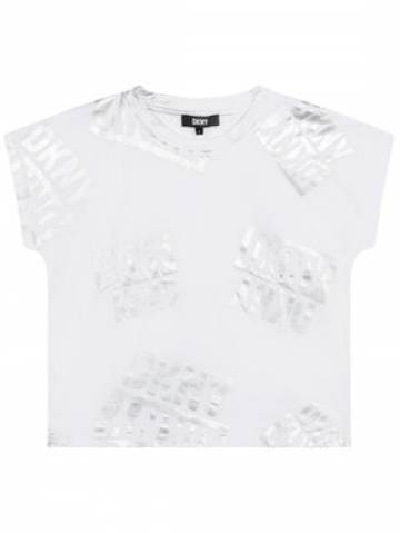 DKNY Футболка D35S77 D Білий Regular Fit DKNY Футболка D35S77 D Білий Regular Fit